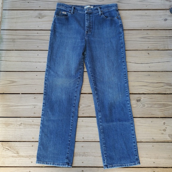 Lee Relaxed Vintage 90s Straight Leg At The Waist Women's Jeans 10 Medium - Picture 1 of 6